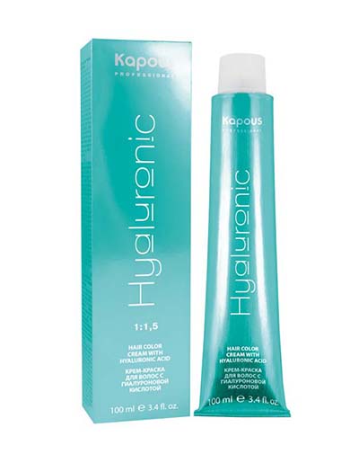 Kapous Professional Крем-краска для волос с гиалуроновой кислотой “Hyaluronic acid”, 100 мл - 10.0 Платиновый блондин (Kapous Professional, Краски) от Socolor