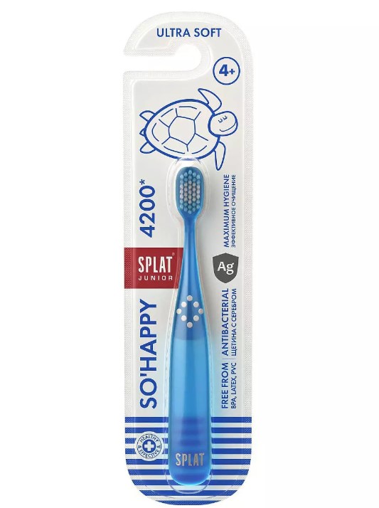 Splat Зубная щетка для детей 4+, 1 шт. (Splat, Junior)