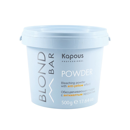 Kapous Professional Обесцвечивающая пудра с анти-желтым эффектом,  500 гр (Kapous Professional, Blond Bar) от Socolor