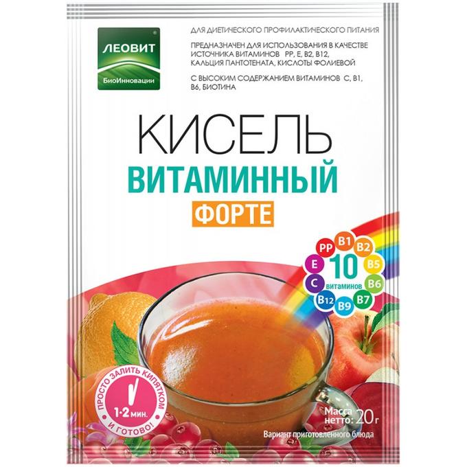 Леовит Кисель витаминный Форте, 20 г (Леовит)