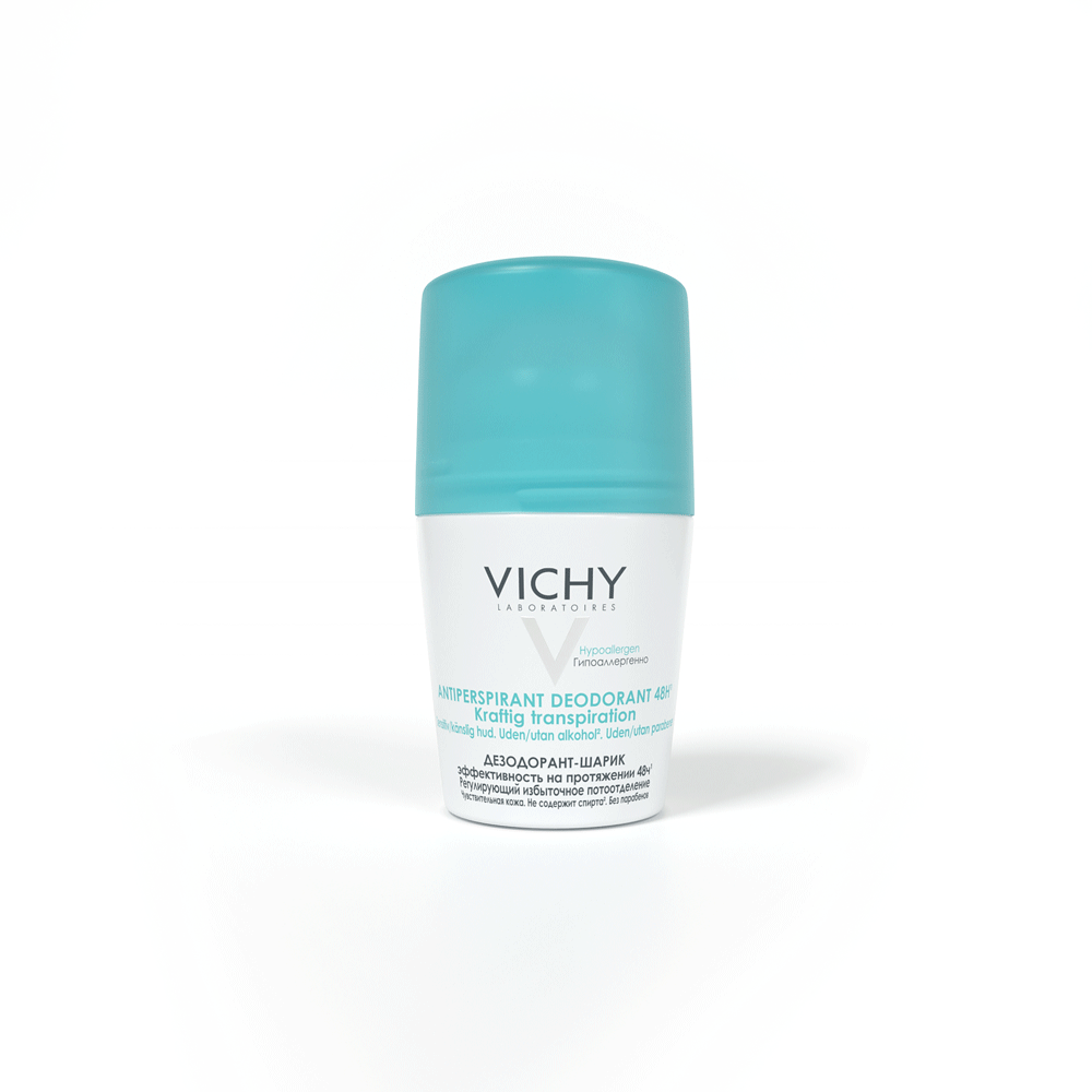 Vichy Дезодорант шариковый, регулирующий избыточное потоотделение, 50 мл (Vichy, Deodorant) от Socolor