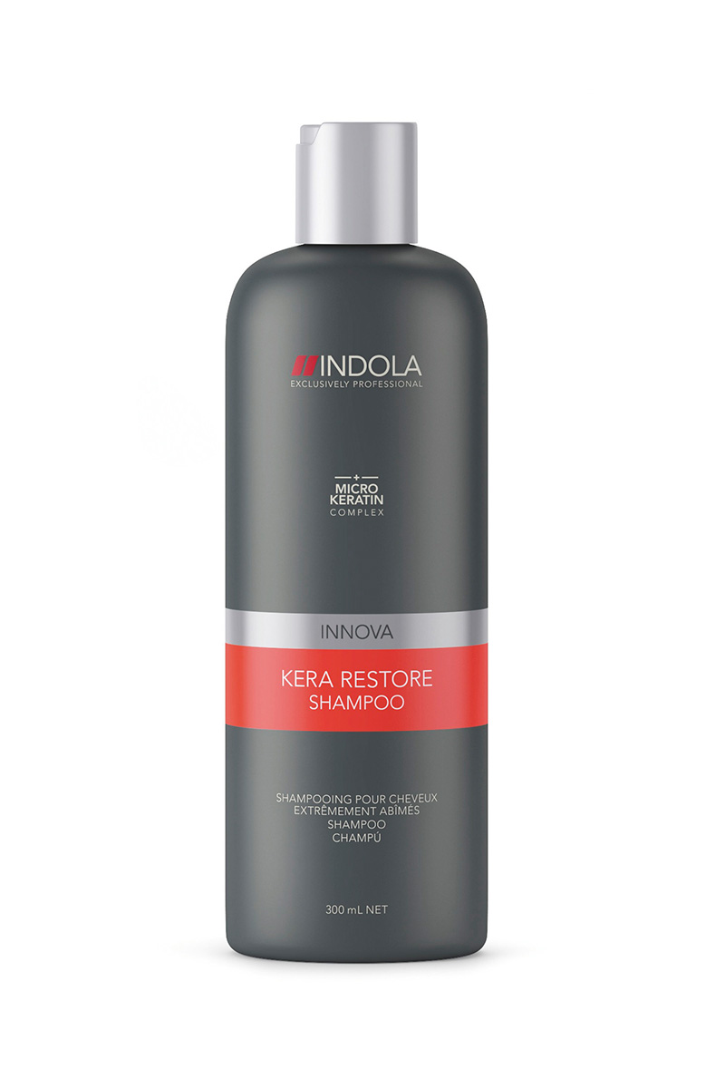 Indola Indola Шампунь Кератиновое Питание и восстановление Kera Restore Shampoo 300 мл (Indola, Уход за волосами)