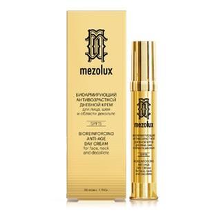 

Mezolux Биоармирующий антивозрастной дневной крем для лица, шеи и области декольте SPF15, 30 мл (Mezolux, )