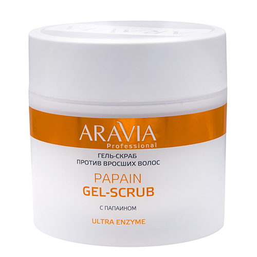 Aravia Professional Гель-скраб против вросших волос Papain Gel-Scrub, 300 мл (Aravia Professional)  - Купить