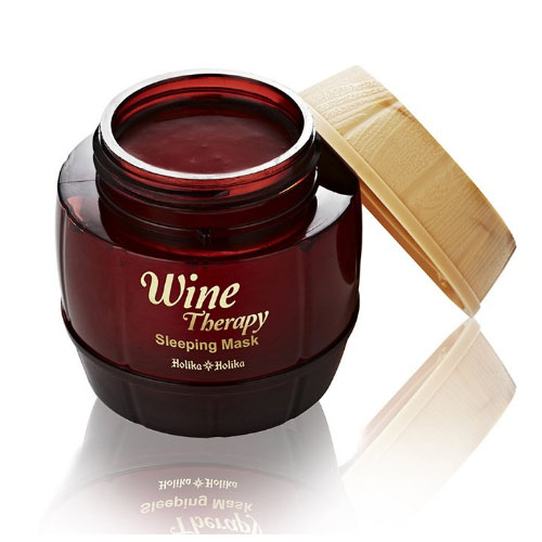 Holika Holika Маска для лица ночная Красное вино Wine Therapy Sleeping Mask Red Wine, 120 мл (Holika Holika, Wine Therapy)