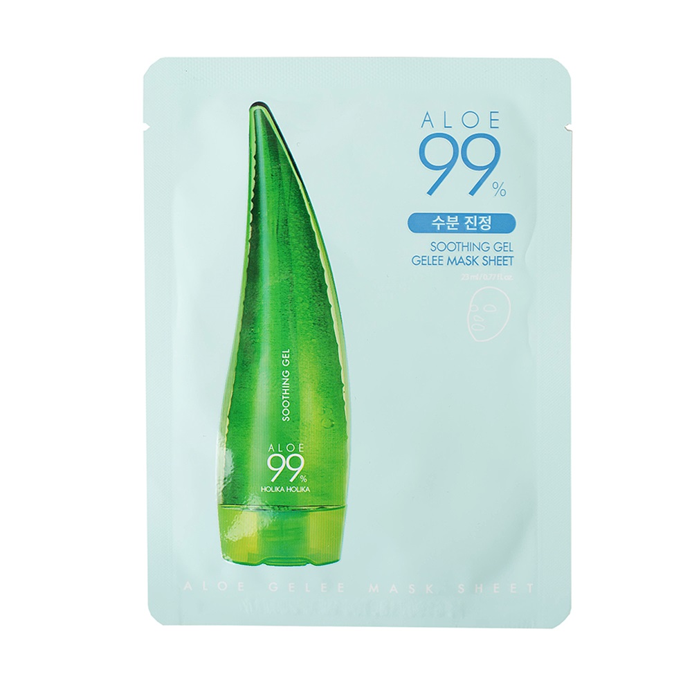 

Holika Holika Успокаивающая гелевая маска с экстрактом 99% Алоэ Soothing Gel Jelly Mask Sheet, 1 шт. (Holika Holika, Aloe)