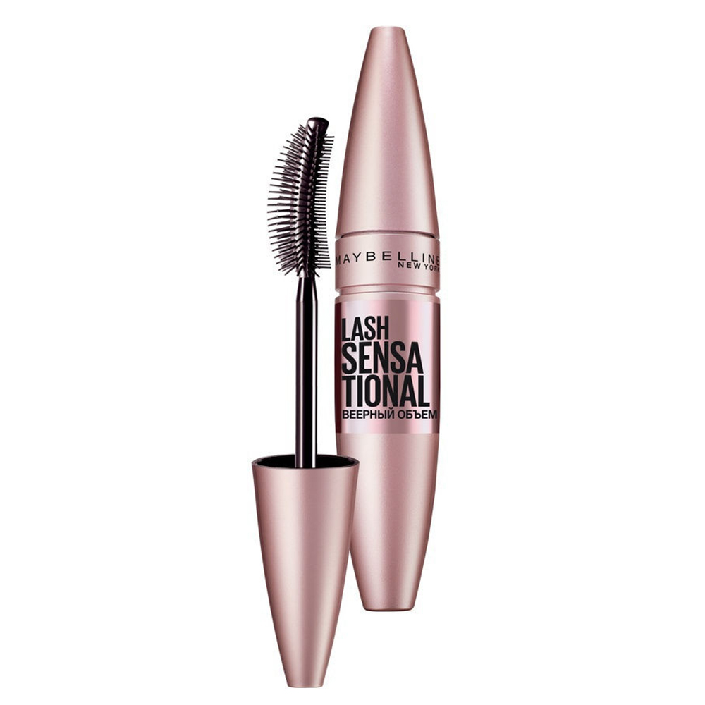 Maybelline Тушь для ресниц "Lash Sensational", веерный объем, 9.5 мл - Чёрный (Maybelline, ) от Socolor