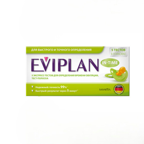 

Eviplan Экспресс-тест для определения овулиции Eviplan In-Time, 5 шт (Eviplan, )