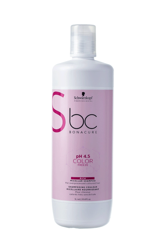 

Schwarzkopf Professional BC pH 4.5 Color Freeze Мицеллярный обогащённый шампунь, 1000 мл (Schwarzkopf Professional, BC Bonacure)