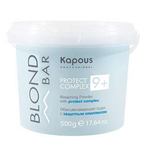 Kapous Professional Обесцвечивающая пудра с защитным комплексом 9+,  500 гр (Kapous Professional, Blond Bar)