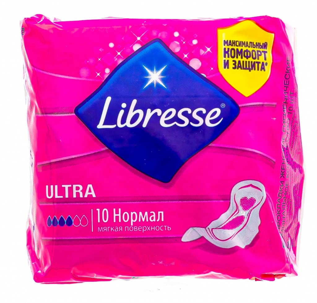 

Libress ЛИБРЕСС прокладки ультра нормал с мягкой поверхностью №10 (8873) (Libress, )