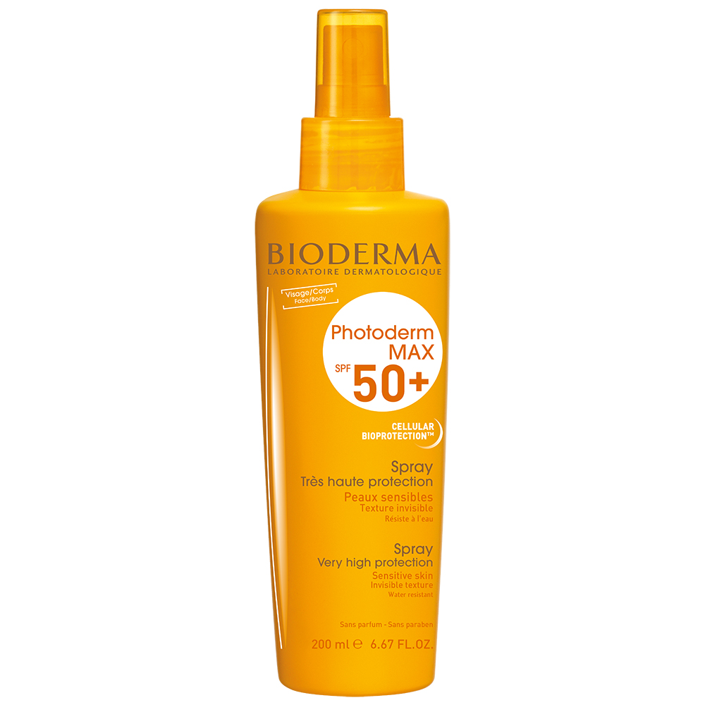 Bioderma Фотодерм Mах Солнцезащитный спрей для тела SPF 50+, 200 мл (Bioderma, Photoderm)