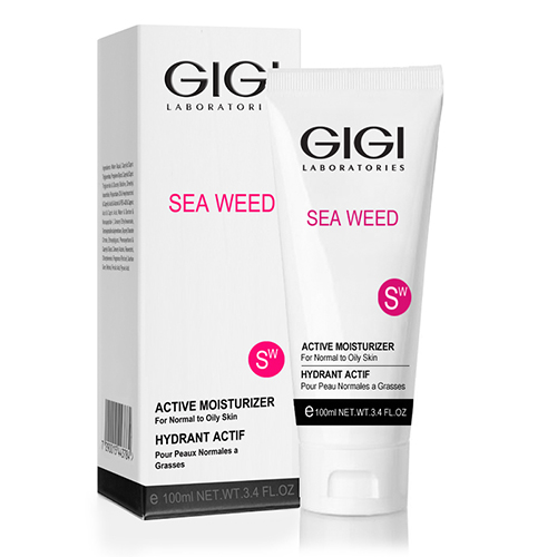 GiGi Крем увлажняющий активный для нормальной и жирной кожи Active Moisturizer, 100 мл (GiGi, Sea Weed)