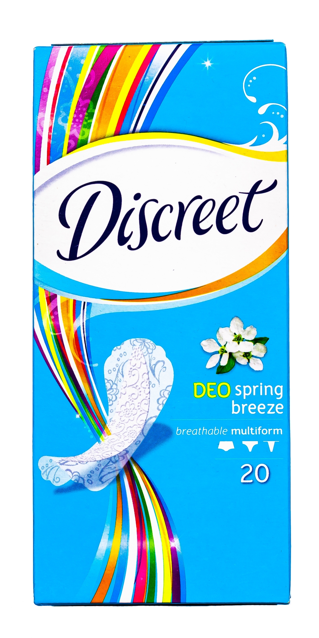 DISCREET Прокладки мультиформ дышащие, 20 шт (DISCREET, Deo Весенний бриз)