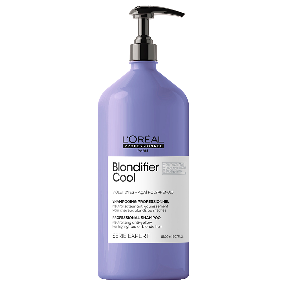 

L'Oreal Professionnel Шампунь Blondifier Cool для нейтрализации желтизны холодных оттенков блонд, 1500 мл (L'Oreal Professionnel, Уход за волосами)