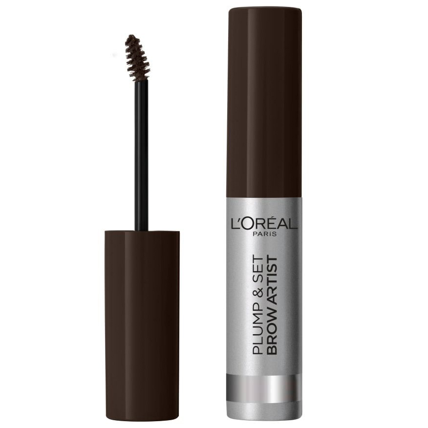 L'Oreal Paris Тушь для бровей Plump & Set Brow Artist, 5 мл - 108 Темный брюнет (L'Oreal Paris, Макияж) от Socolor