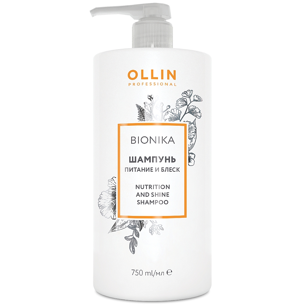 Купить Ollin Professional Шампунь Питание и блеск, 750 мл (Ollin Professional, Уход за волосами)