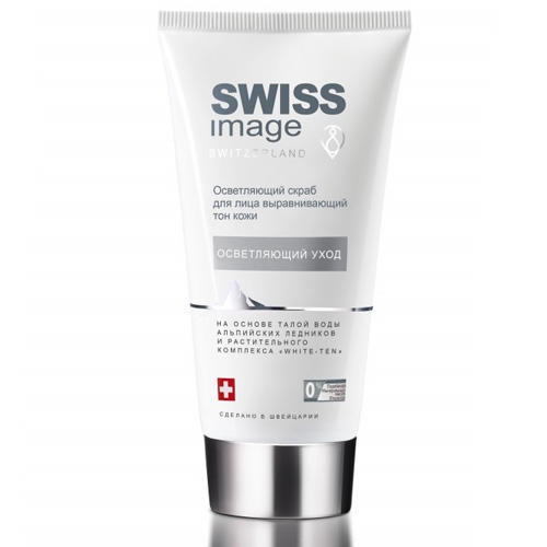 Swiss Image Осветляющий скраб для лица, выравнивающий тон кожи, 150 мл (Swiss Image, Осветляющий уход) от Socolor
