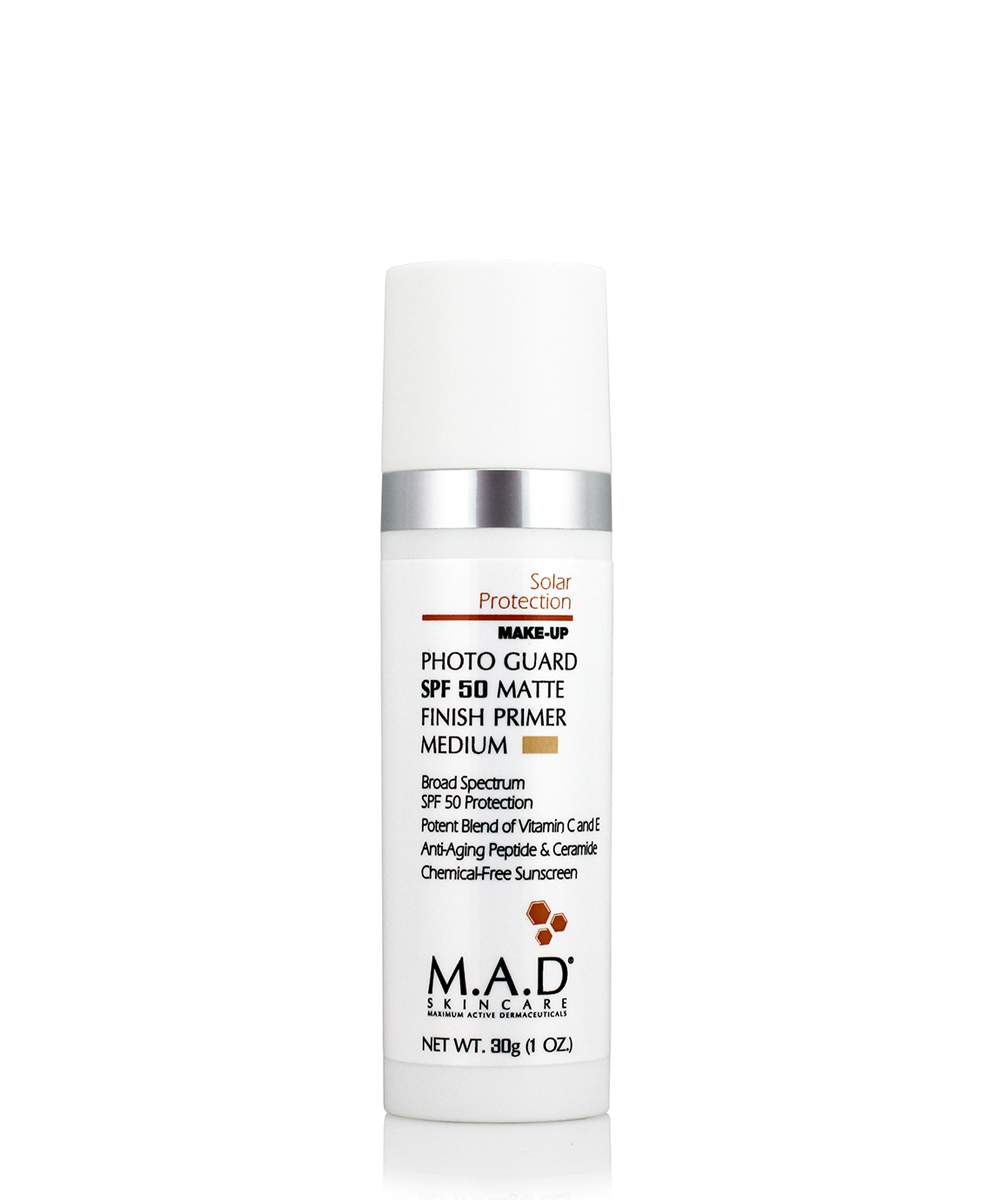 

M.A.D. Матирующий крем-праймер с защитой spf 50 medium, 30 мл (M.A.D., Sun Protection)