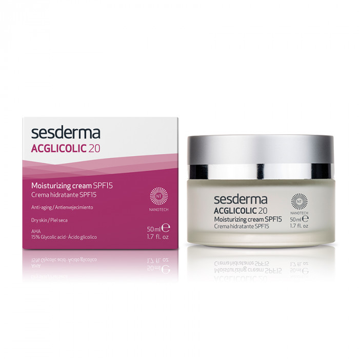 Sesderma Увлажняющий крем SPF 15 с 15% гликолевой кислоты, 50 мл (Sesderma, Acglicolic)