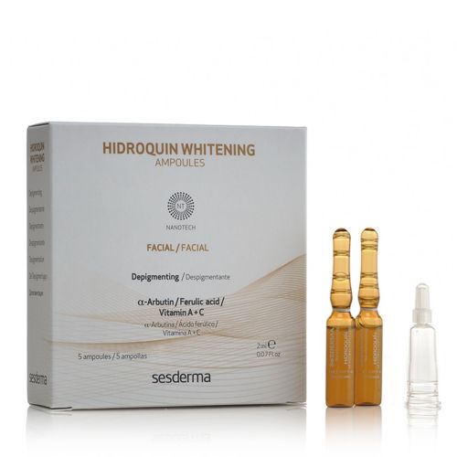 

Sesderma Депигментирующее средство в ампулах, 5 шт. по 2 мл (Sesderma, Hidroquin)