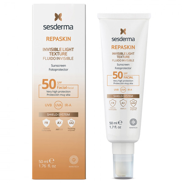 Sesderma Cолнцезащитное сверхлегкое cредство SPF 50, 50 мл (Sesderma, Repaskin)