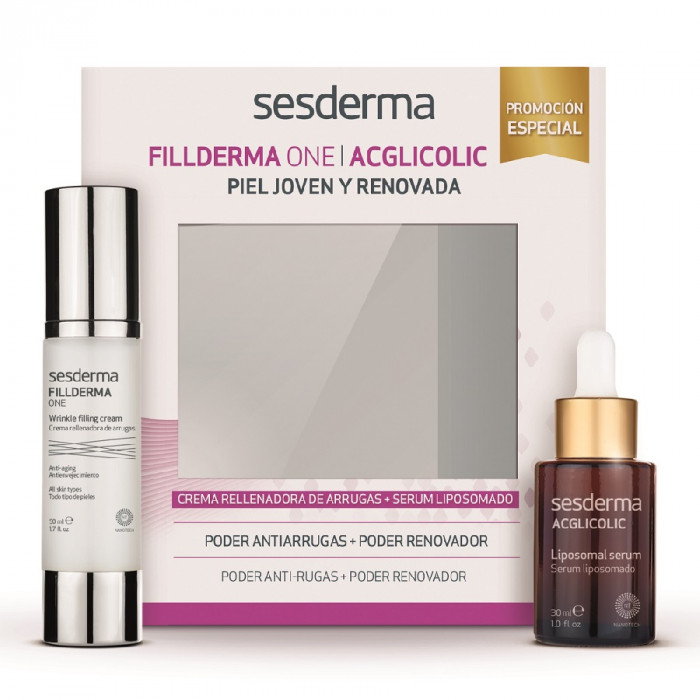 

Sesderma Набор (липосомальная сыворотка acglicolic 30 мл + крем для заполнения морщин nano one 50 мл) (Sesderma, Acglicolic)