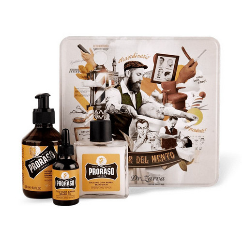 

Proraso Подарочный набор для ухода за бородой Wood and spice, 1 шт (Proraso, Для ухода), Для ухода