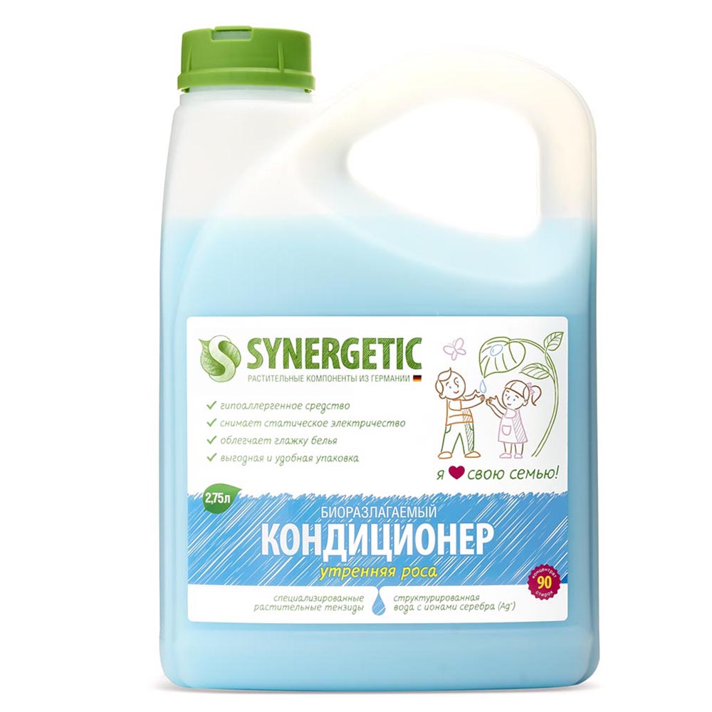 Synergetic Кондиционер для белья "Утренняя роса", 2750 мл (Synergetic, ) от Socolor