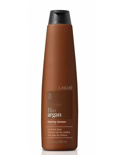 Lakme Аргановый увлажняющий шампунь Bio-Argan Hydrating Shampoo, 300 мл (Lakme, K.Therapy)