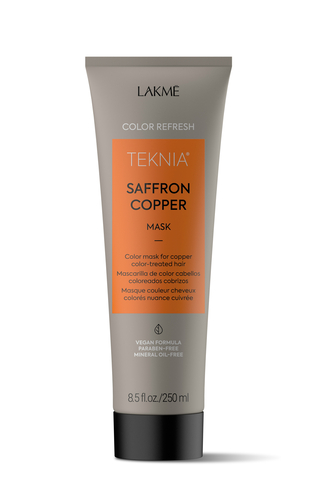 

Lakme Маска для обновления цвета медных оттенков волос Color refresh saffron copper mask, 250 мл (Lakme, Teknia)