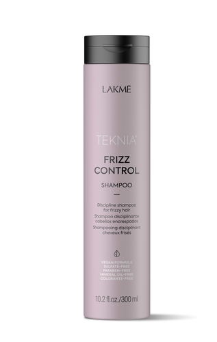 Купить Lakme Бессульфатный дисциплинирующий шампунь для непослушных или вьющихся волос Frizz control shampoo, 300 мл (Lakme, Teknia)