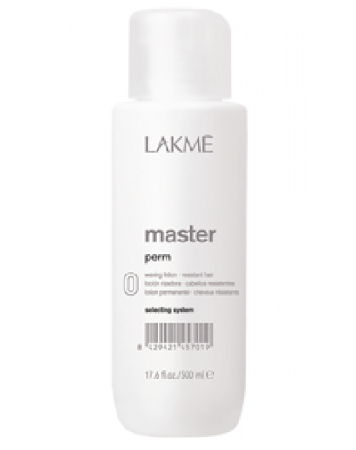 Lakme Master perm selecting system 0 Waving lotion Лосьон для натуральных и здоровых волос 500 мл (Lakme, Master)