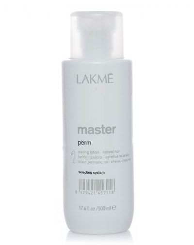 Купить Lakme Master perm selecting system 1 Waving lotion Лосьон для нормальных волос 500 мл (Lakme, Master)