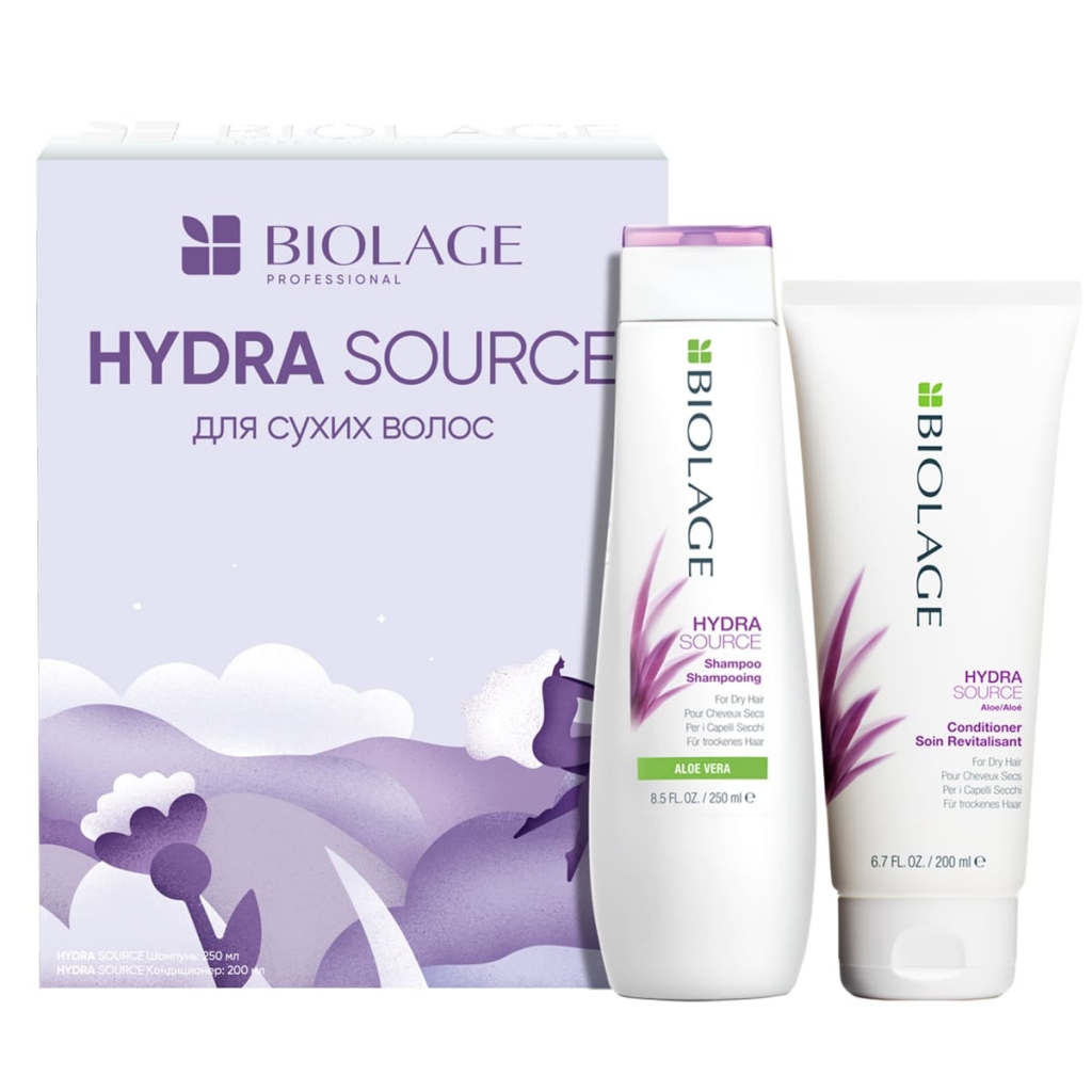 

Matrix Весенний набор Biolage Hydrasource для увлажнения волос (Шампунь Hydrasource, 250 мл + Кондиционер Hydrasource, 200 мл) (Matrix, Biolage)