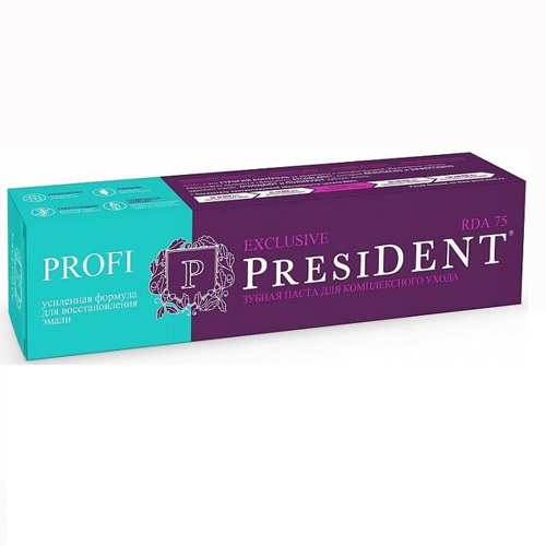 President Зубная паста для комплексного ухода, 100 мл (President, Exclusive)