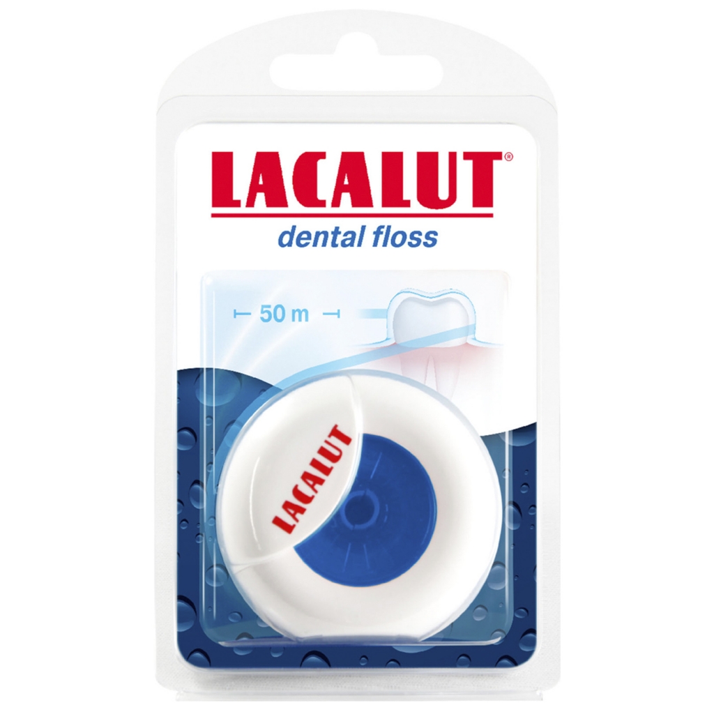 Lacalut Зубная нить Дентал, 50 м (Lacalut, Зубные нити)