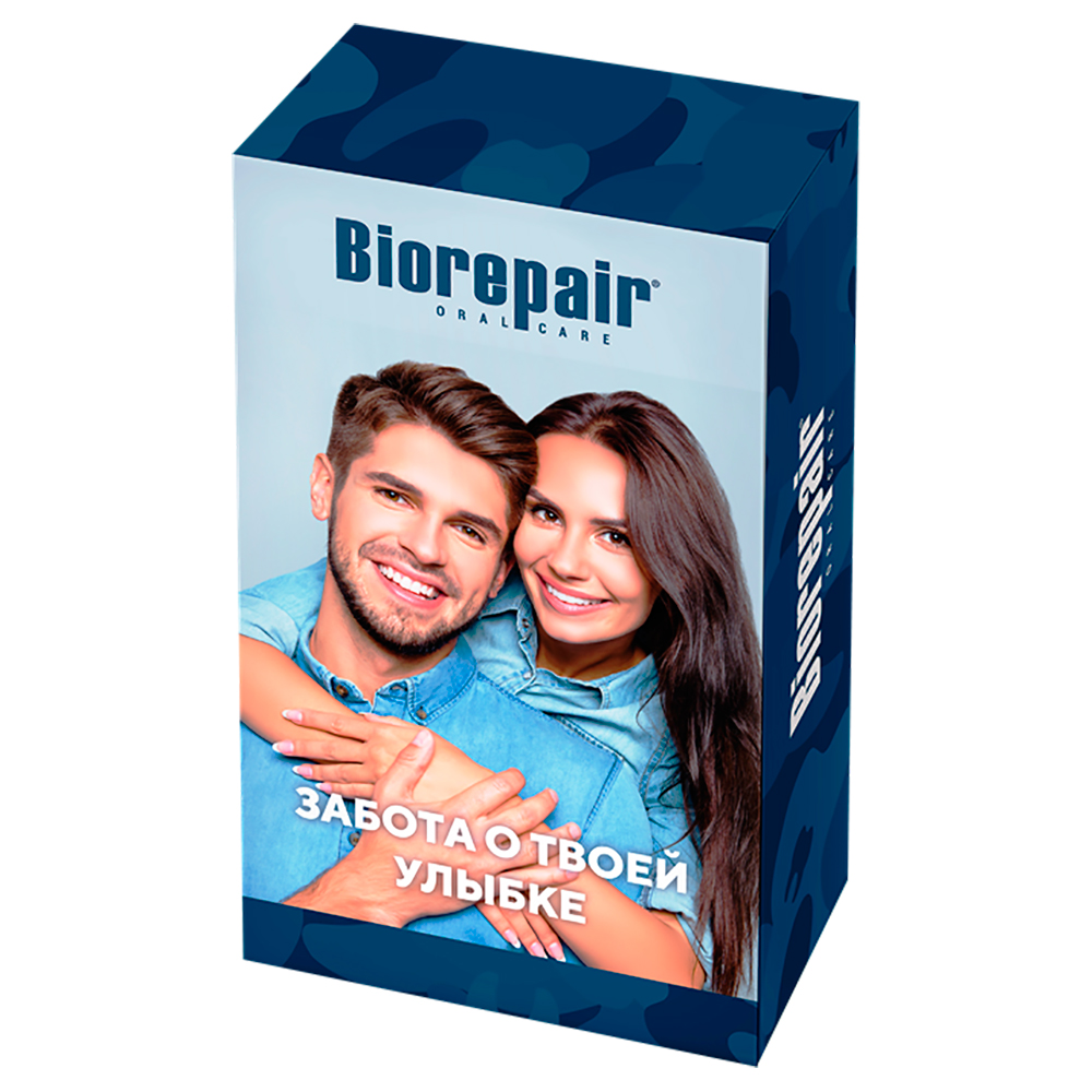 Biorepair Подарочный набор в коробке Забота о твоей улыбке: Biorepair Pro White + Biorepair Night (Biorepair, Ежедневная забота)