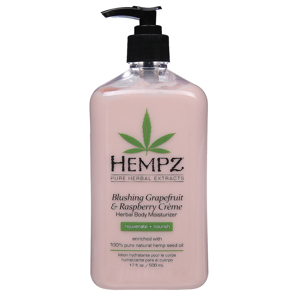 Hempz Молочко для тела увлажняющее Грейпфрут и Малина Blushing Grapefruit & Raspberry Cream Moisturizer, 500 мл (Hempz, Грейпфрут и малина) от Socolor