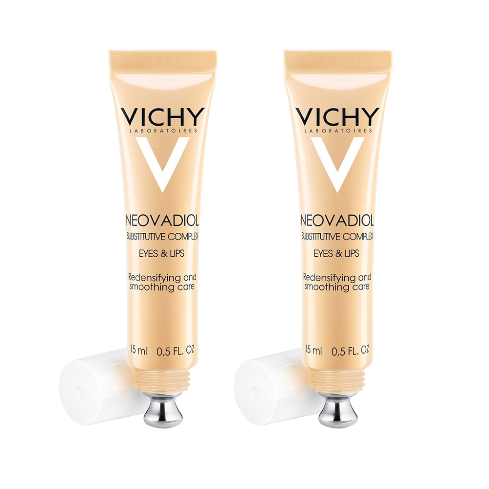 Купить Vichy Комплект Неовадиол Крем для контура глаз и губ, 2х15 мл (Vichy, Neovadiol)