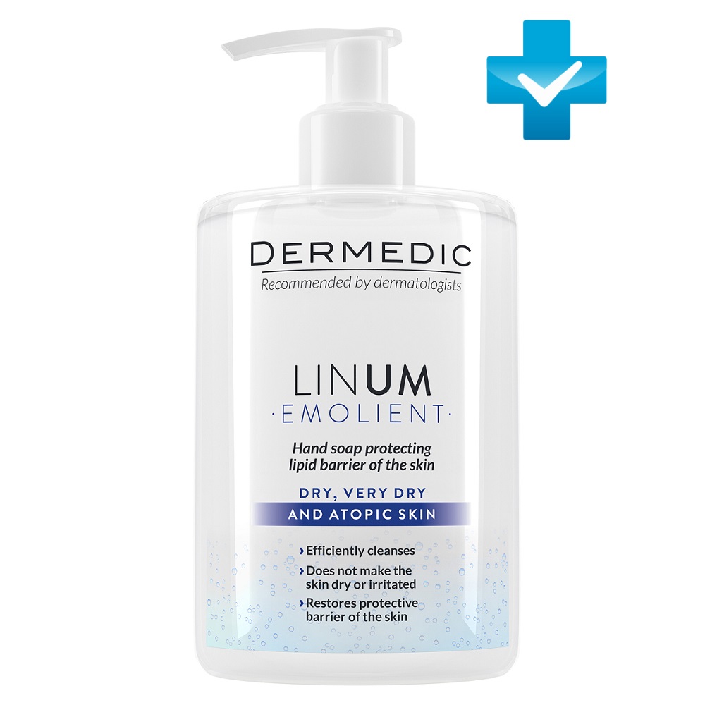 Dermedic Жидкое мыло для рук, 300 мл (Dermedic, Linum Emolient) от Socolor