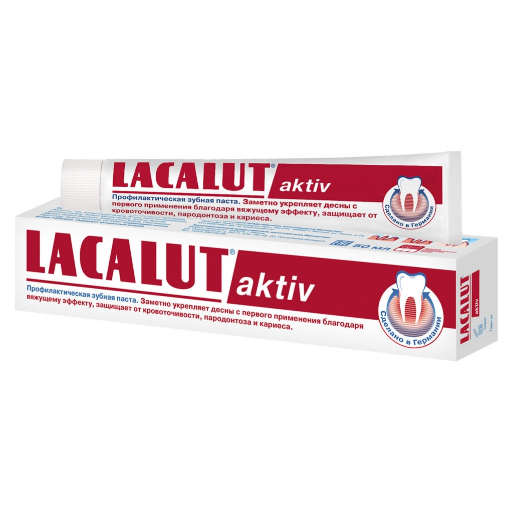 Lacalut Зубная паста Актив, 50 мл (Lacalut, Зубные пасты)