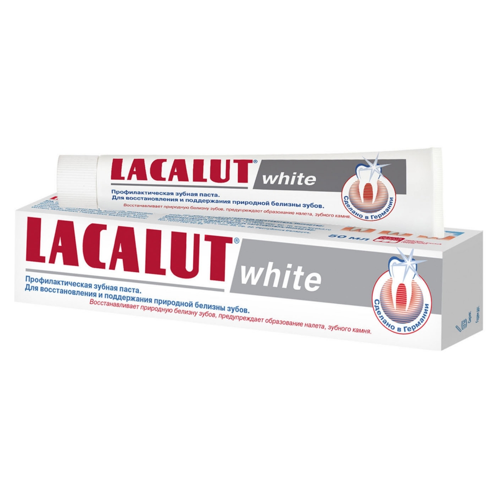 Купить Lacalut Зубная паста Уайт, 50 мл (Lacalut, Зубные пасты)
