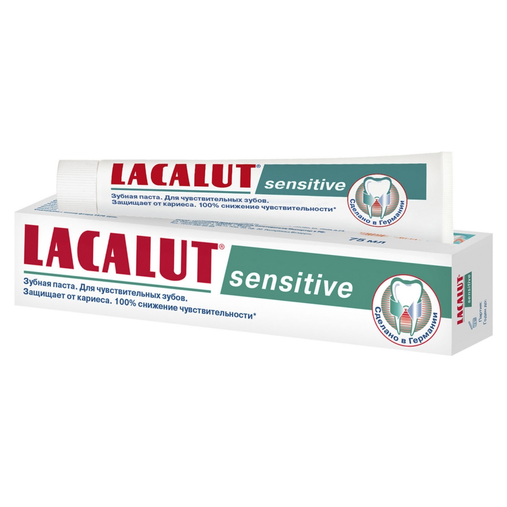 Купить Lacalut Зубная паста Сенситив, 75 мл (Lacalut, Зубные пасты)