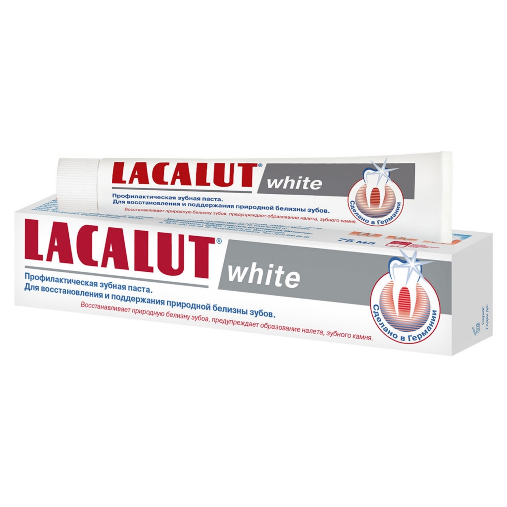 Купить Lacalut Зубная паста Уайт, 75 мл (Lacalut, Зубные пасты)
