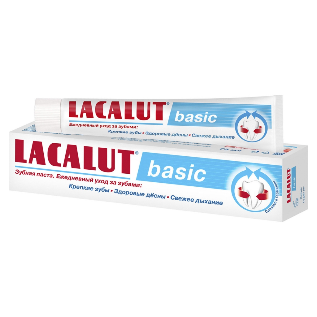 Купить Lacalut Зубная паста Бейсик 75 мл (Lacalut, Зубные пасты)