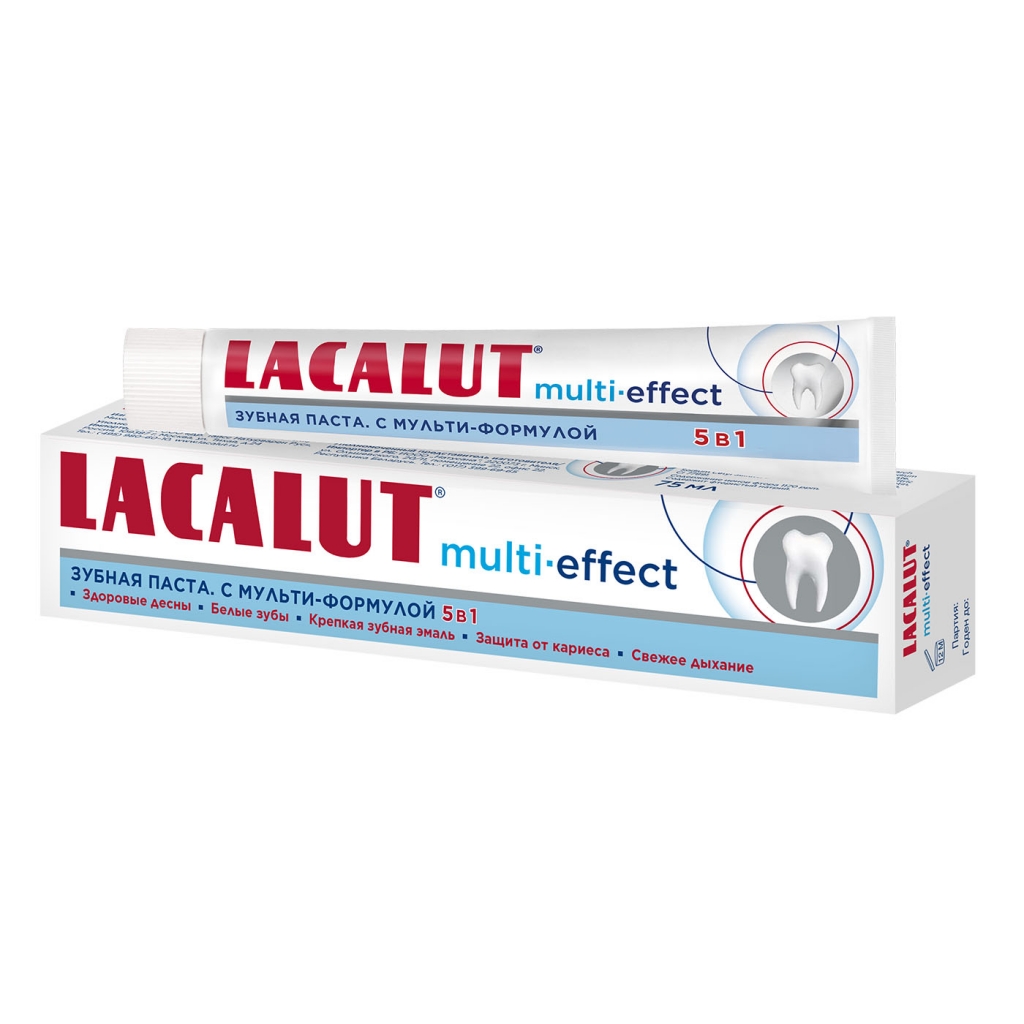 Купить Lacalut Зубная паста multi-effect, 75 мл (Lacalut, Зубные пасты)