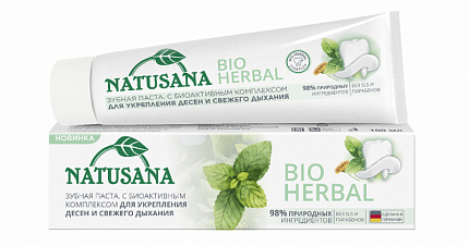 

Natusana Зубная паста Bio Herbal, 100 мл (Natusana, Зубные пасты)