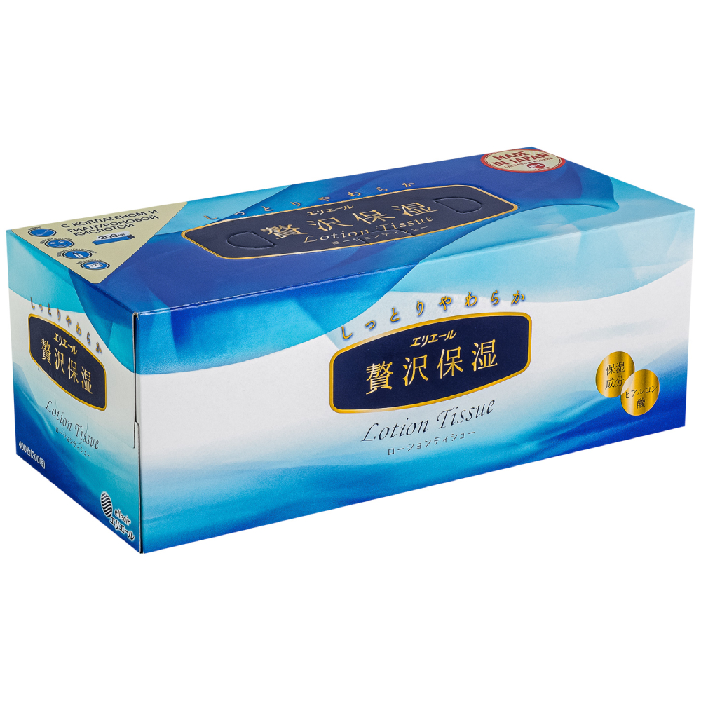 

Elleair Салфетки бумажные Lotion Tissue, 200 шт (Elleair, )