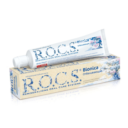 

R.O.C.S Зубная паста Бионика Отбеливающая, 74 г (R.O.C.S, Зубные пасты Adults)